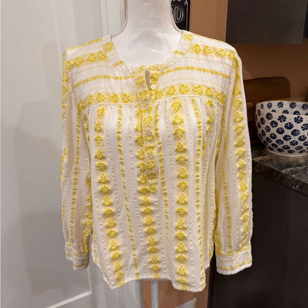 LOFT | Popover | Half-Placket Blouse